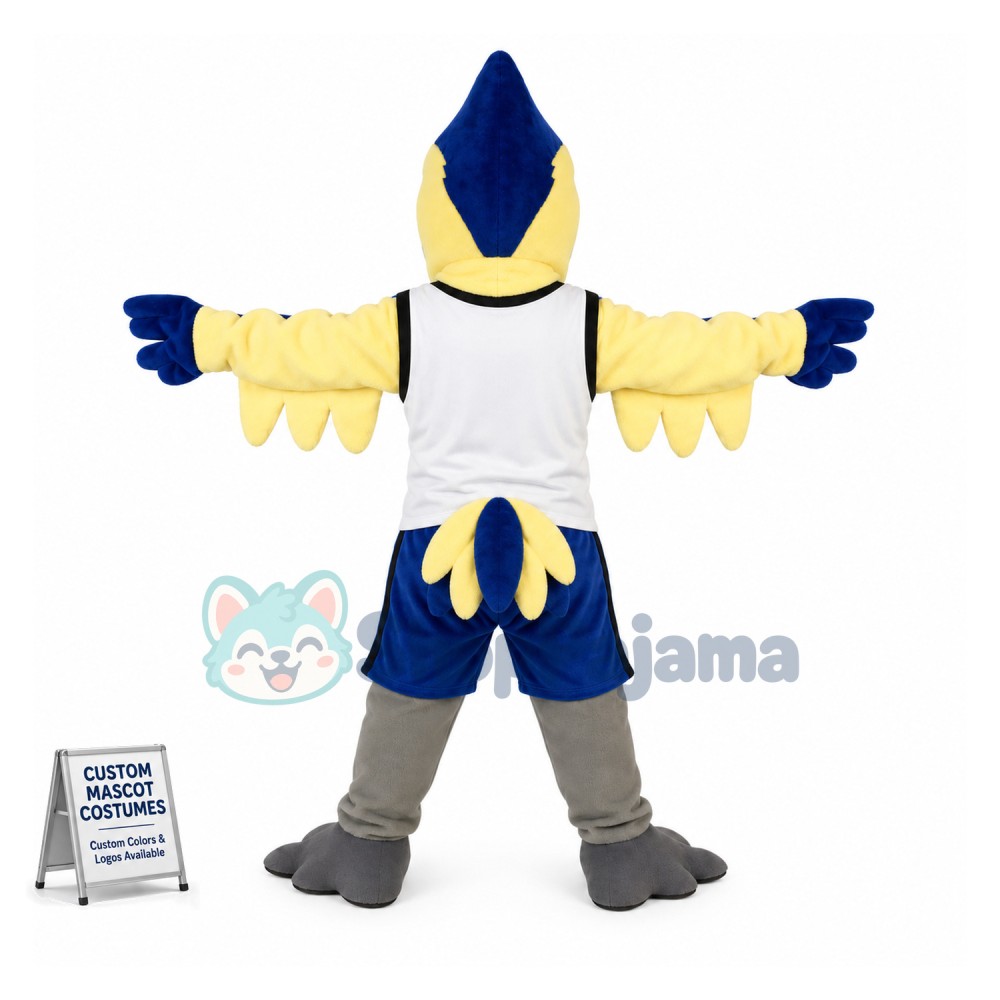 College Falcon of Basketball Team Mascot Costume