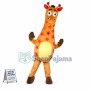 Baby Giraffe Printed With Red Stars Mascot Costume