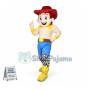 Skilled Young Milkman On Farm Mascot Costume