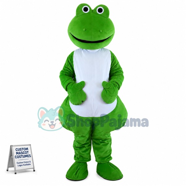 Warm Frog Mother Cartoon Mascot Costume