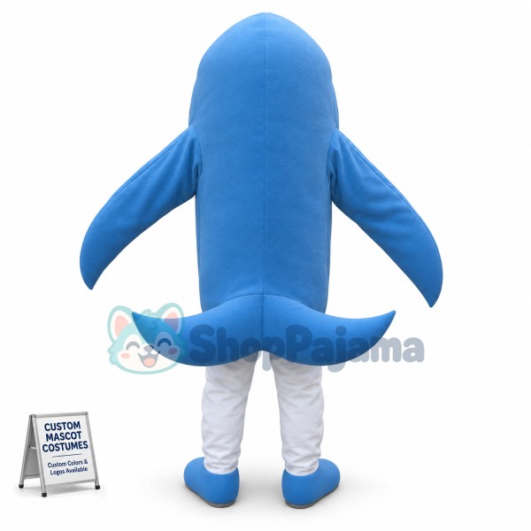 Adult Standing Version Dolphin Mascot Costume