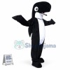 Customized Black Whale Mascot Costume