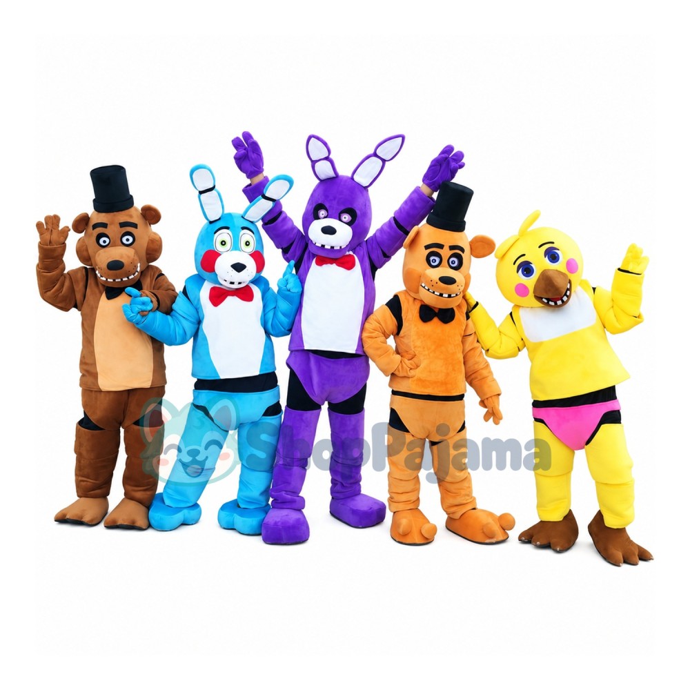 Five Nights at Freddys Horror Game Character Mascot Costume