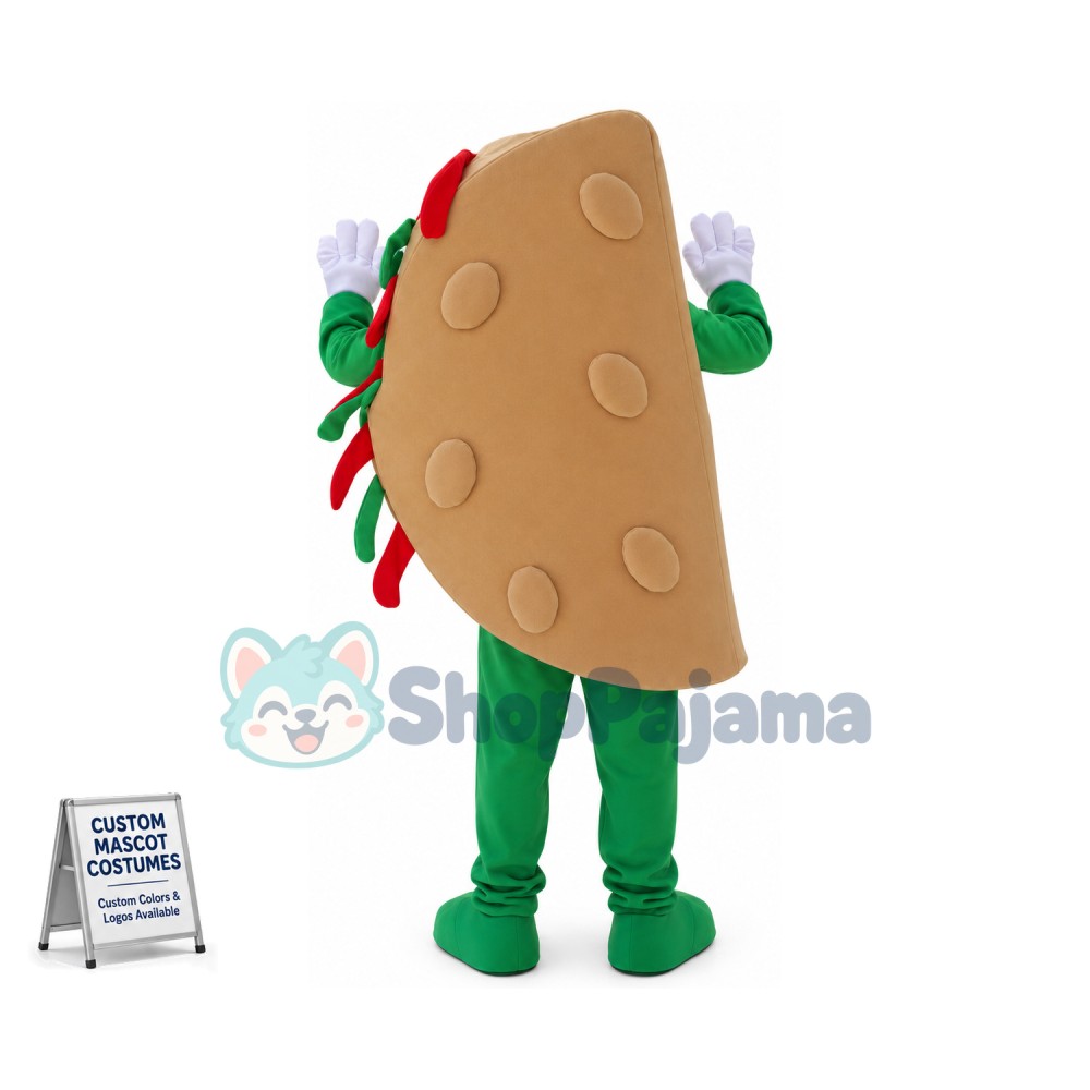 Fluffy Pancake Full of Vegetable Fillings Mascot Costume