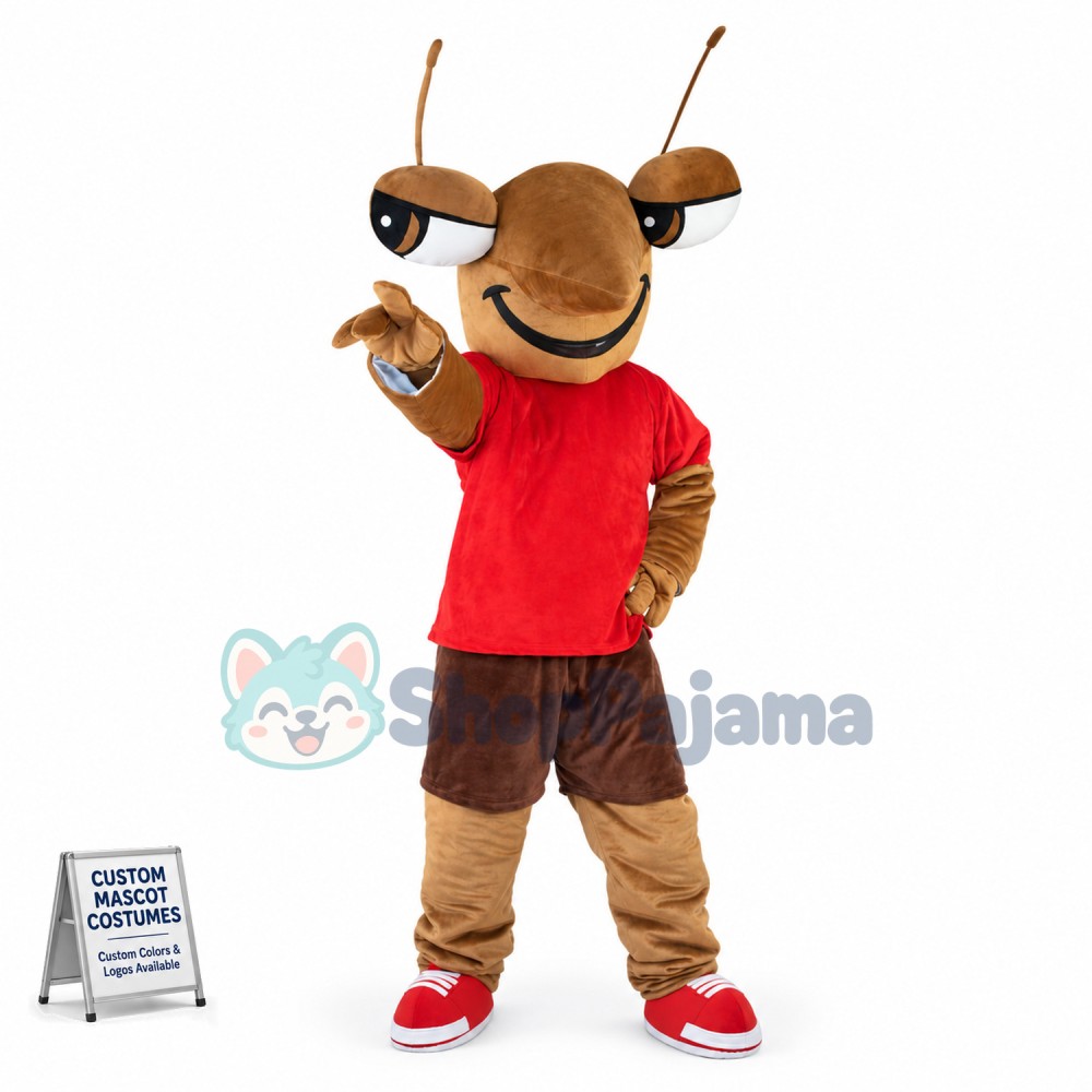 Brown Giant Fly With Eyes Isolated Mascot Costume