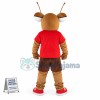 Brown Giant Fly With Eyes Isolated Mascot Costume