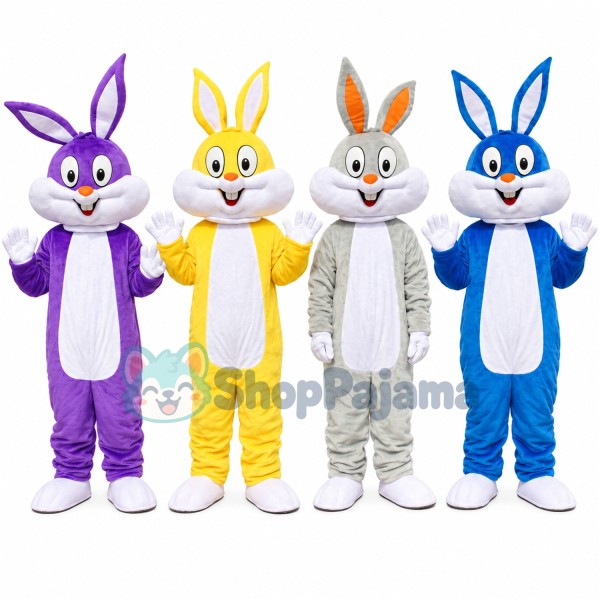 Bugs Bunny Cartoon Mascot Costume For Party