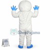 White Snow Monster With Sharp Claws Mascot Costume