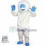 White Snow Monster With Sharp Claws Mascot Costume