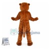 Calm Red-eyed Adult Beaver Mascot Costume