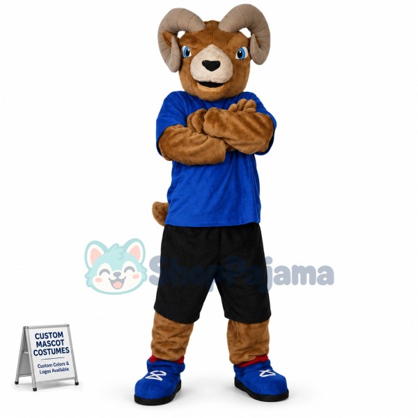 The Imposing Antelope Player Adult Mascot Costume
