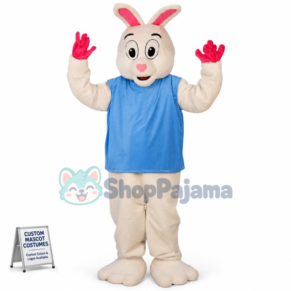 The Starter Rabbit of Relay Race Mascot Costume