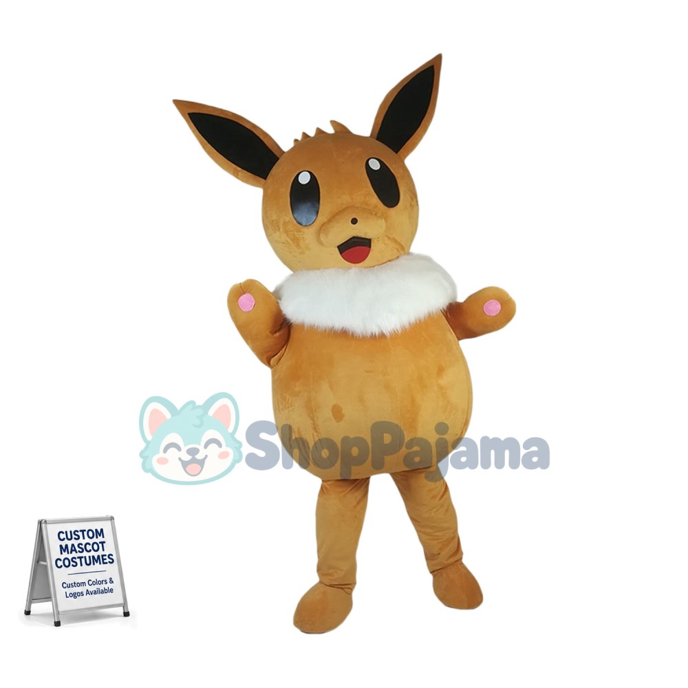 Lovely Handmade Pokemon Eevee Mascot Costume