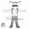 Biting Terrifying Great White Shark Mascot Costume