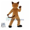 Alert Cat With Water Blue Eyes Mascot Costume