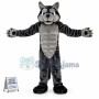 Adult Muscular Forceful Wolf Mascot Costume