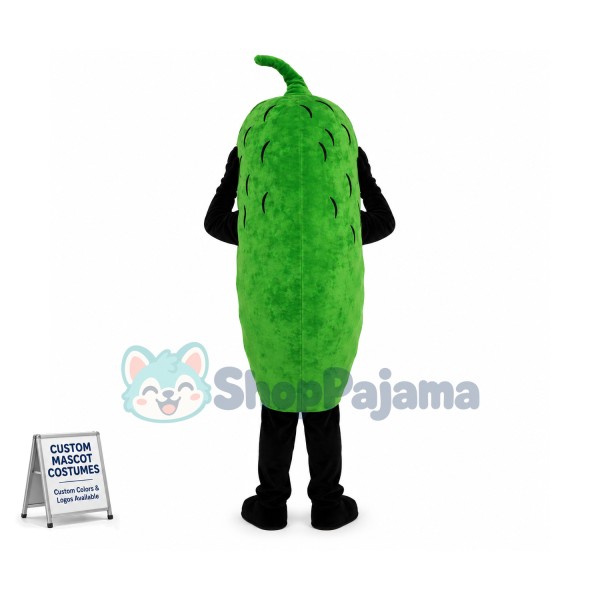 Breathable Cartoon Cucumber Mascot Costume