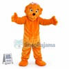 Beautiful Pet Dog In Pink Overalls Mascot Costume