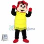 Metamorphosis of Yellow Ladybug Mascot Costume