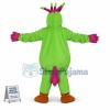 The Noisy Green Parrot Mascot Costume