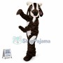 Captive Brown Goat of Farm Mascot Costume