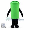 Recyclable Green Trash Can Mascot Cartoon Costume