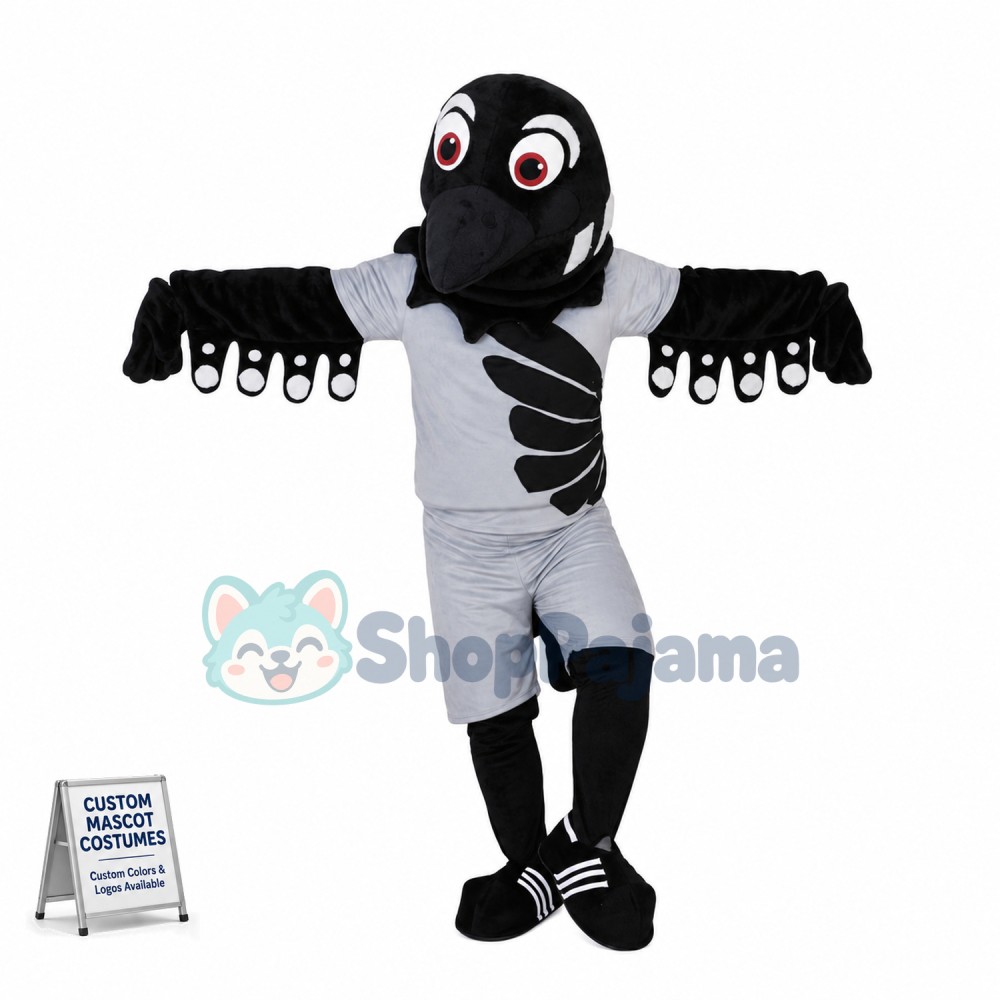 Active Defensive Swift Blackbird Mascot Costume