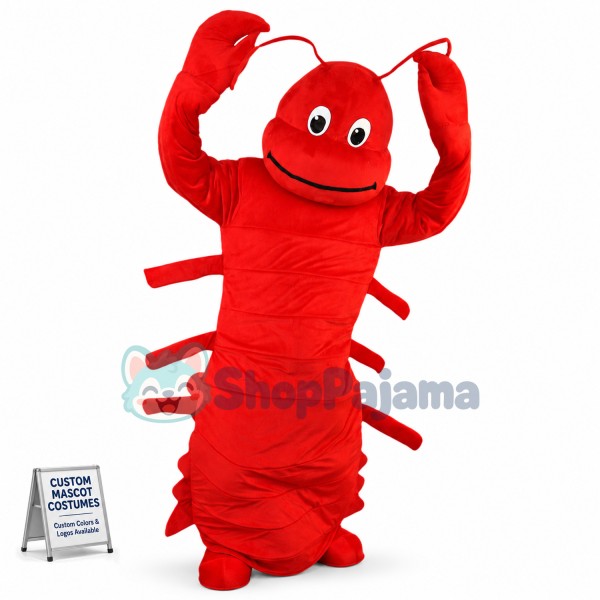 Creeping Red Big Lobster Mascot Costume
