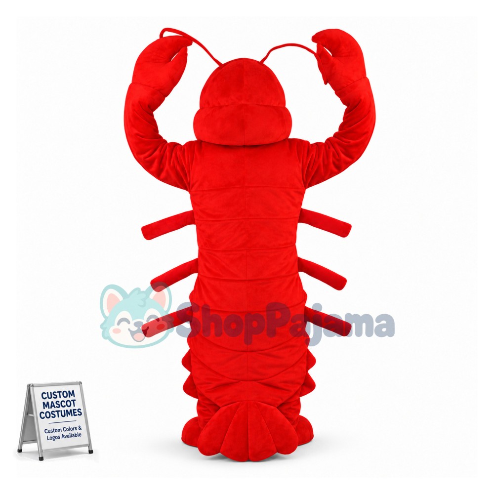 Creeping Red Big Lobster Mascot Costume