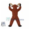 Exuberant Adult Plush Reindeer Mascot Costume