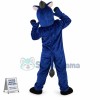 Swift Blue Horse On The Grassland Mascot Costume