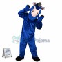 Swift Blue Horse On The Grassland Mascot Costume