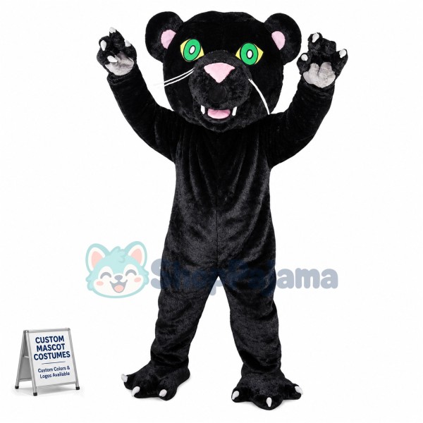 The Fast-growing Baby Panther Mascot Costume