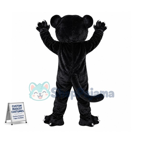 The Fast-growing Baby Panther Mascot Costume