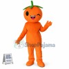The Winking Cartoon Orange Baby Mascot Costume