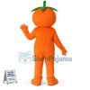 The Winking Cartoon Orange Baby Mascot Costume