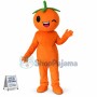 The Winking Cartoon Orange Baby Mascot Costume