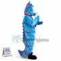 Duck-billed Blue Seahorse Mascot Costume