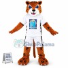 Tiger of High School Basketball Team Mascot Costume