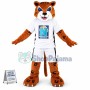 Tiger of High School Basketball Team Mascot Costume