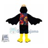 Vacation Eagle In National Vest Mascot Costume