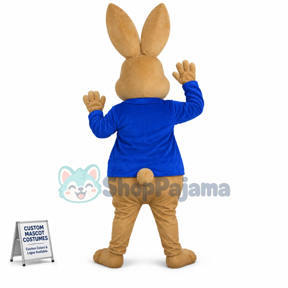 The Careless Brown Rabbit Principal Mascot Costume