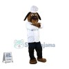 Calm Restaurant Chef Dog Mascot Costume