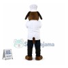 Calm Restaurant Chef Dog Mascot Costume