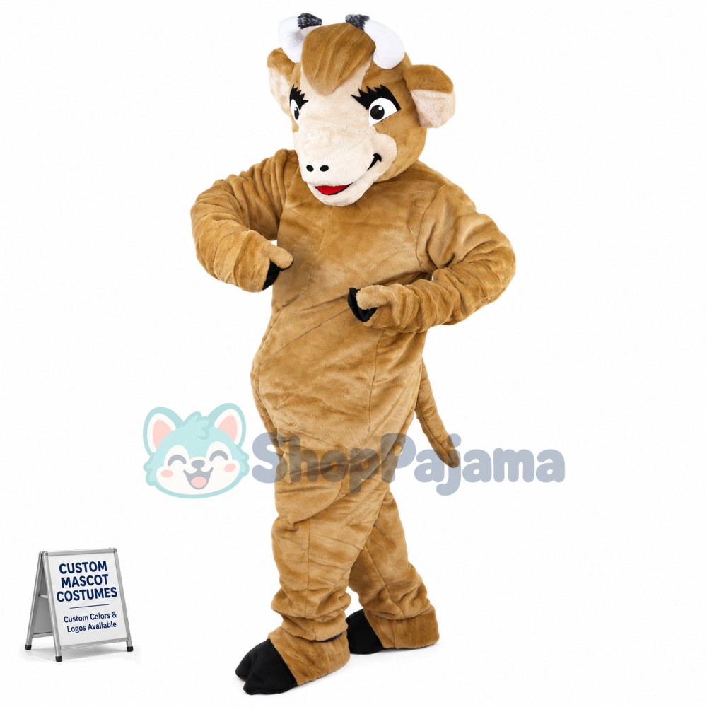 The Fancy Amicable Buffalo Mascot Costume