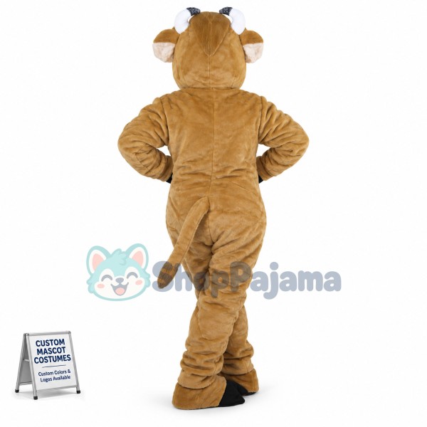 The Fancy Amicable Buffalo Mascot Costume