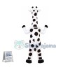 Amusing Chewing White Giraffe Mascot Costume