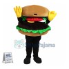 Delicious Burger In Fast Food Restaurant Mascot Costume