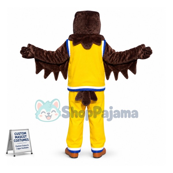 The Concentrated Eagle Player Mascot Costume