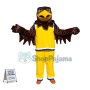 The Concentrated Eagle Player Mascot Costume